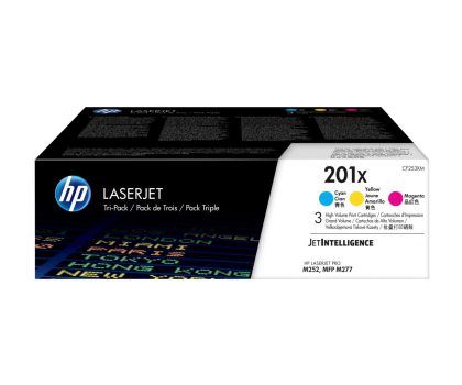 Toner HP 201X 3-Pack CMY 2.3K CF253XM